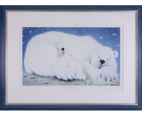 Mackenzie Thorpe 'Sleeping Bear Dunes' signed artist proof print 39/85, 43cm x 72cm, framed and glazed with certificate of au