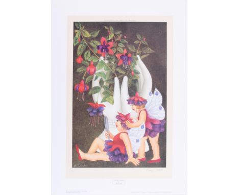 Beryl Cook (1926-2008) 'Fuchsia Fairies' signed limited edition print 460/650, published by The Alexander Gallery Publication