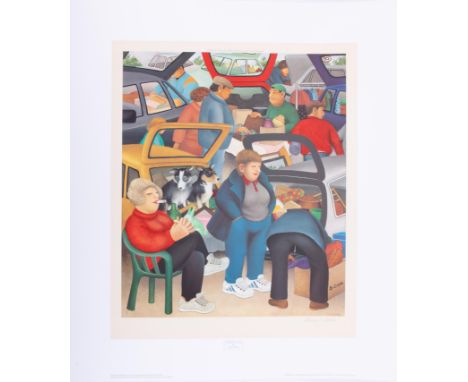 Beryl Cook (1926-2008) 'The Boot Sale' signed limited edition print 256/650, published by The Alexander Gallery Publications 