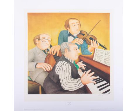 Beryl Cook (1926-2008) 'Musicians' signed limited edition print 287/650, published by The Alexander Gallery Publications Ltd,