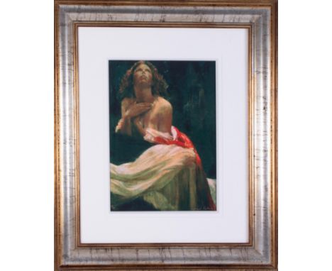 Fletcher Sibthorp (British, b. 1967), 'Perpetua' signed limited edition giclee print 19/195, 37cm x 26cm, framed and glazed.