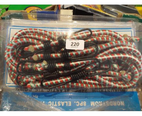 Two Packs of Elastic Tie Down Clips (Plus Vat).
