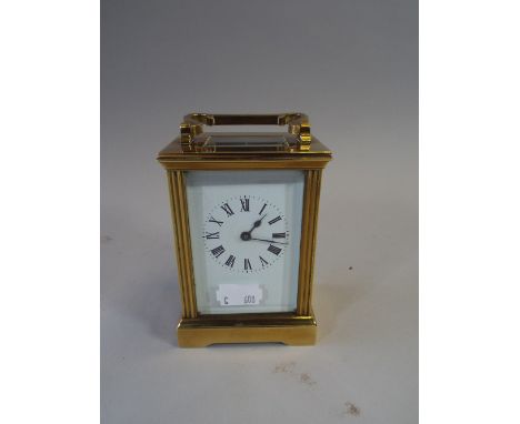 A French Brass Cased Carriage Clock.