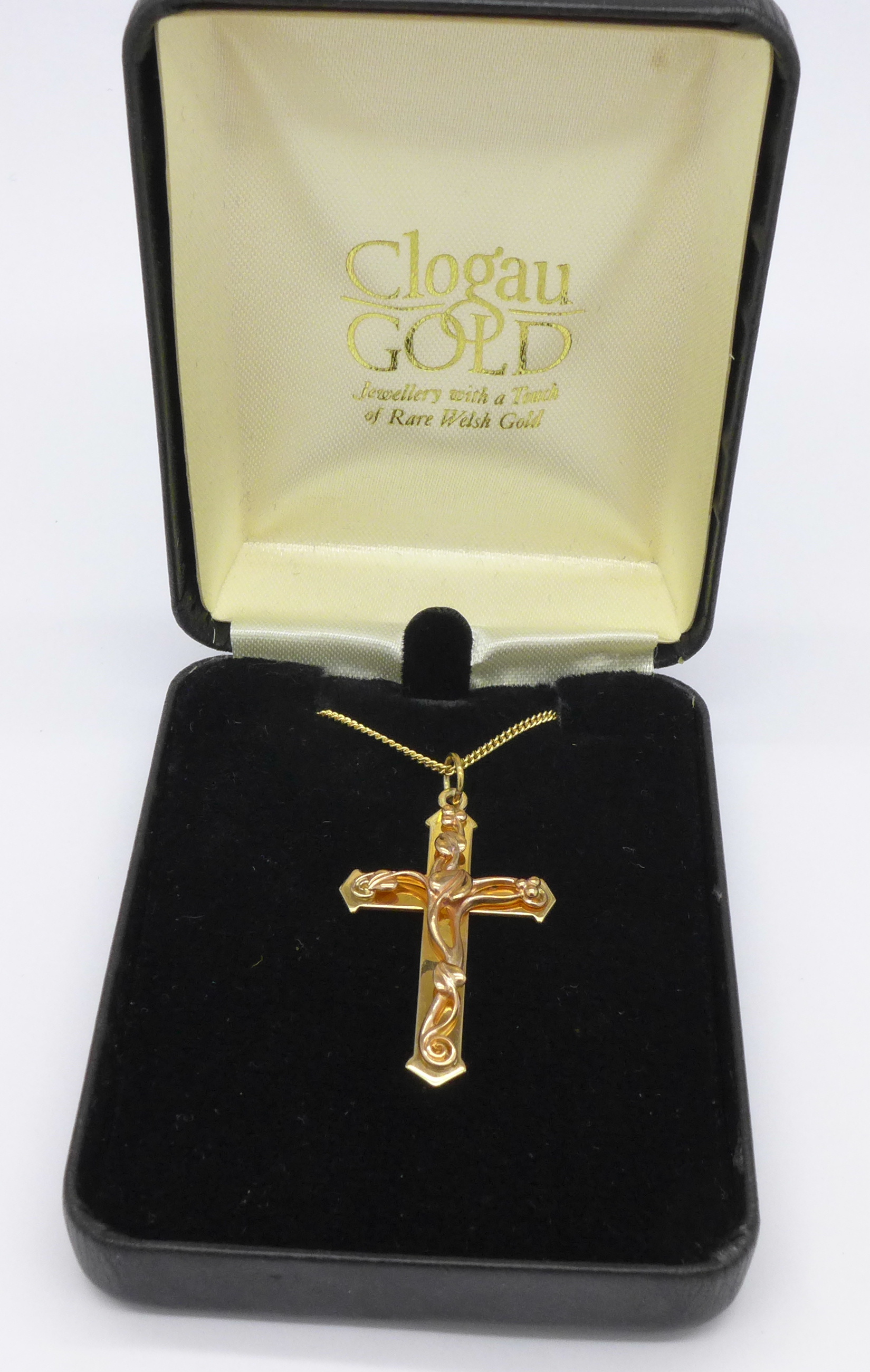 Clogau gold cross necklace Clearance