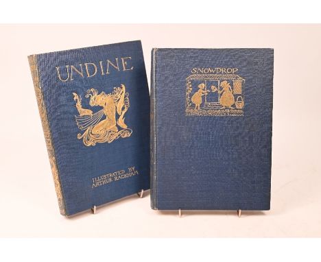 Rackham, Arthur (ill) - 2 vols - Undine by De La Motte (W L Courtney trans) - William Heinemann 1912 to/w Snowdrop and Other 