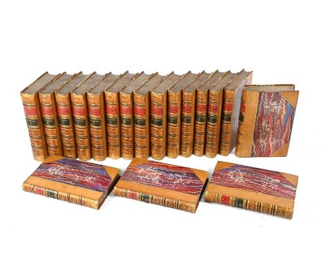 Hume, David &amp; Smollett, Tobias - The History of England, New Editions in 18 vols, London: Bell &amp; Daldy 1865-66, half 