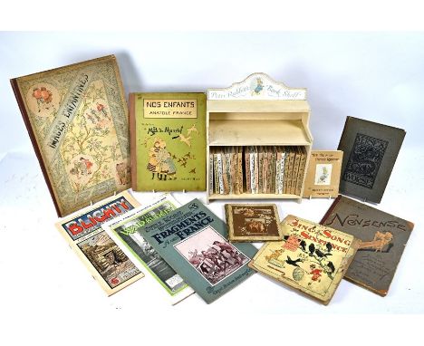 Potter, Beatrix - Tales, 22 vols (a/f) in 'Peter Rabbit's Book Shelf', to/w other children's books including two early 20th c