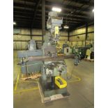 Supermax Vertical Mill M#: YCM-16VA S#: 1175 49 X 9 Power Table W/ Vise