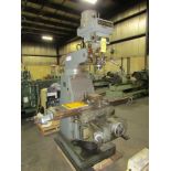 Supermax Vertical Mill M#: YCM-16VA S#: 8441 49 X 9 Table W/Vise