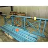 Pallet Rack (3) 12’ Uprights (12) 7’8” Load Beams