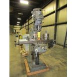 Bridgeport Vertical Mill S#: BR253511 W/Power Table