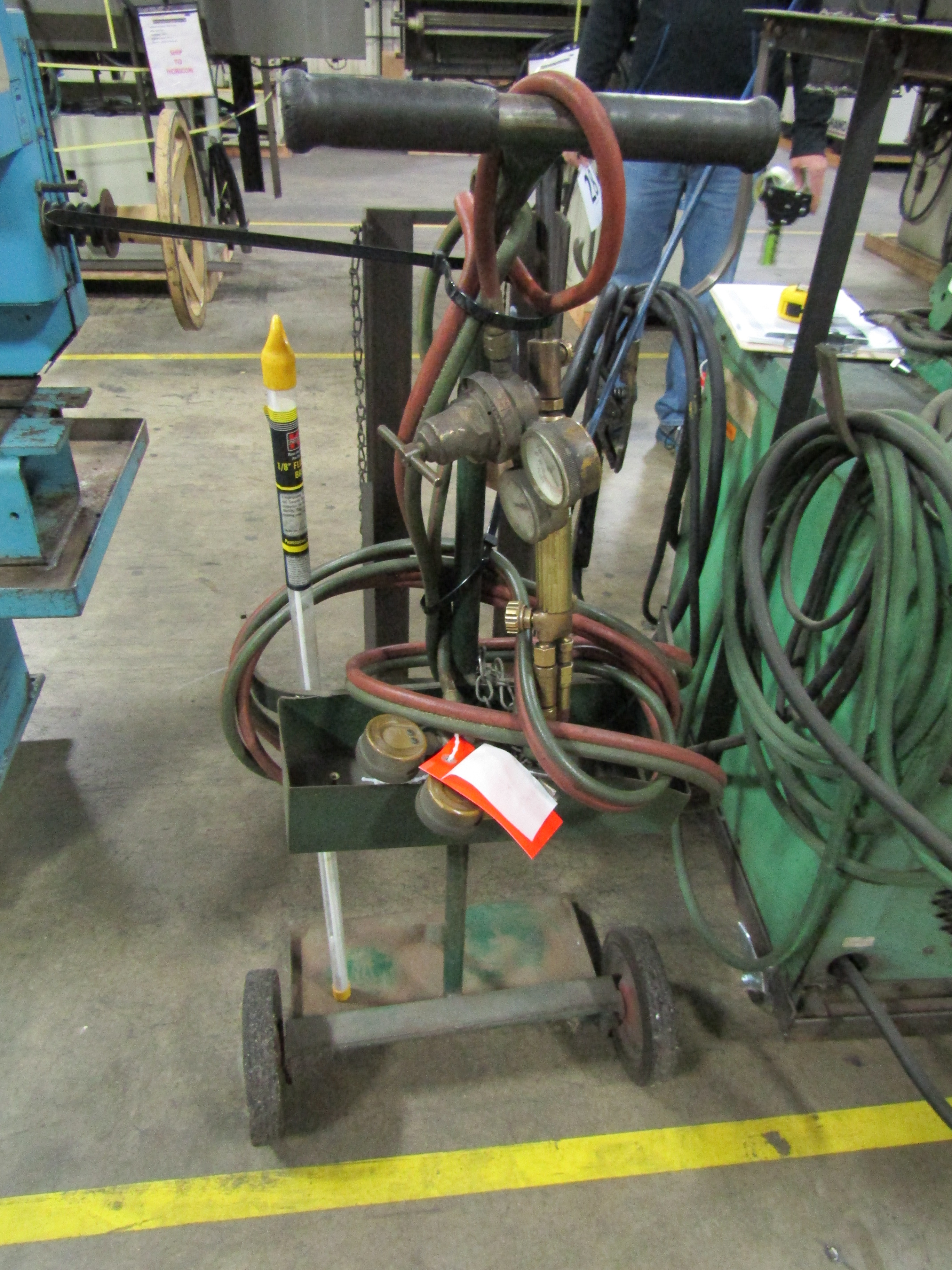 Portable Torch Cart W/ Gauges And Torch