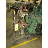 Portable Torch Cart W/ Gauges And Torch