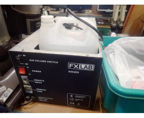 FX smoke machine. All electrical items in this lot have been PAT tested for safety and have passed. This does not confirm tha