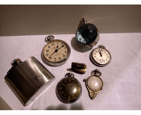 Small selection of pocket watches. P&amp;P Group 1 (£14+VAT for the first lot and £1+VAT for subsequent lots) 