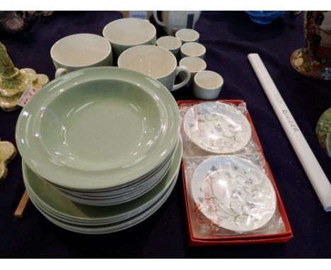 Collection of Poole Pottery teaware. Not available for in-house P&amp;P 