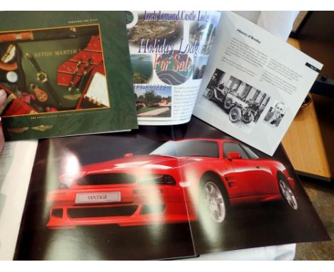 Aston Martin and Bentley brochures. P&amp;P Group 1 (£14+VAT for the first lot and £1+VAT for subsequent lots) 