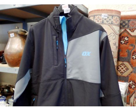 Ox Tools 4 XL 52 inch chest workwear softshell jacket, new old stock. P&amp;P Group 1 (£14+VAT for the first lot and £1+VAT f