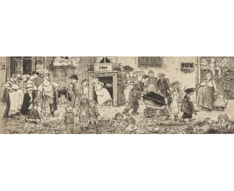 Zille, HeinrichRadeburg, 1858 - Berlin, 1929Versch., o. R.3 Bl.: "Ins Wasser", 1919; "Frau mit Pleureuse", 1903; "Zur Mutter 