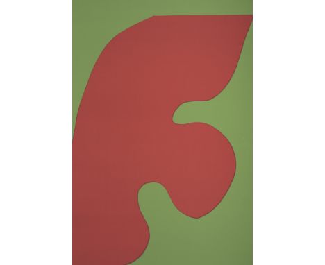 Arp, Hans (Jean)Straßburg, 1886 - Basel, 1966Blattgröße: 76 x 56 cm, o. R."Affiche St. Gallen II", 1966. Farbserigraphie auf 
