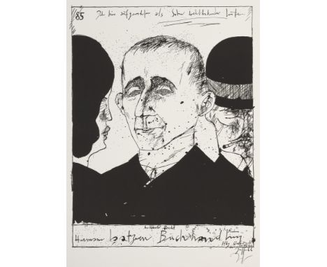 Janssen, HorstHamburg, 1929 - 1995Versch., o. R.6 Bl.: Ohne Titel, 1968; 1971; 1966; 1967. Lithografie auf verschiedene Papie