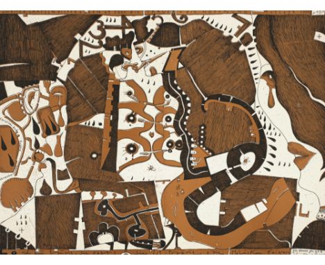 Janssen, HorstHamburg, 1929 - 1995Versch., o. R.6 Bl.: Ohne Titel, 1969. Zinkografien auf Papier. Plakate. Alle in Bleistift 