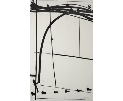Sonderborg, d.i. Kurt R. HoffmannSonderborg, 1923 - Hamburg, 2008Blattgröße: 100 x 62,5 cm, R.Ohne Titel, 1969.  Lithografie 