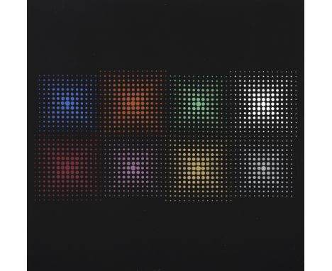 Mavignier, Almir (Silva Mavignier, Almir da)Rio de Janeiro, 1925 - Hamburg, 2018Kartongraöße: 62 x 62 cm, o. R.Ohne Titel, 19