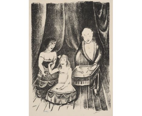 Mense, CarloRheine/Westfalen, 1886 - Königswinter, 1965Blattgröße: 41 x 31 cm, o. R.Jazzkapelle, 1920/1924, Lithografie auf B