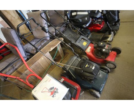 A Hayter Ranger 48 petrol rotary lawn mower with Briggs & Stratton Quantum engine