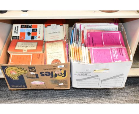 Two boxes containing various Ordnance Survey maps of the UK, to include Preston and Blackpool, Askrigg &amp; Settle and Selki