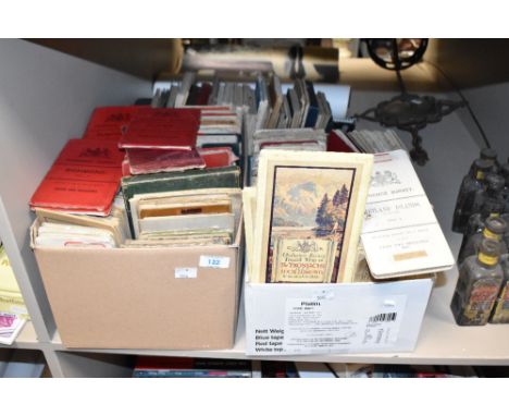 Two boxes containing various vintage Ordnance Survey maps, to include Loch Lomond, Bradford, Bolton ect, over 100