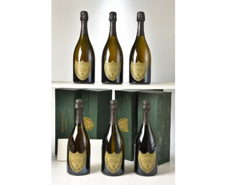 Champagne Dom Perignon 1990 Gift Boxes 6 bts IN BOND