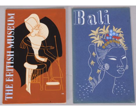 Albert Edward Halliwell (1905 - 1987), an original painted posted design for The British Museum, and another poster designed 