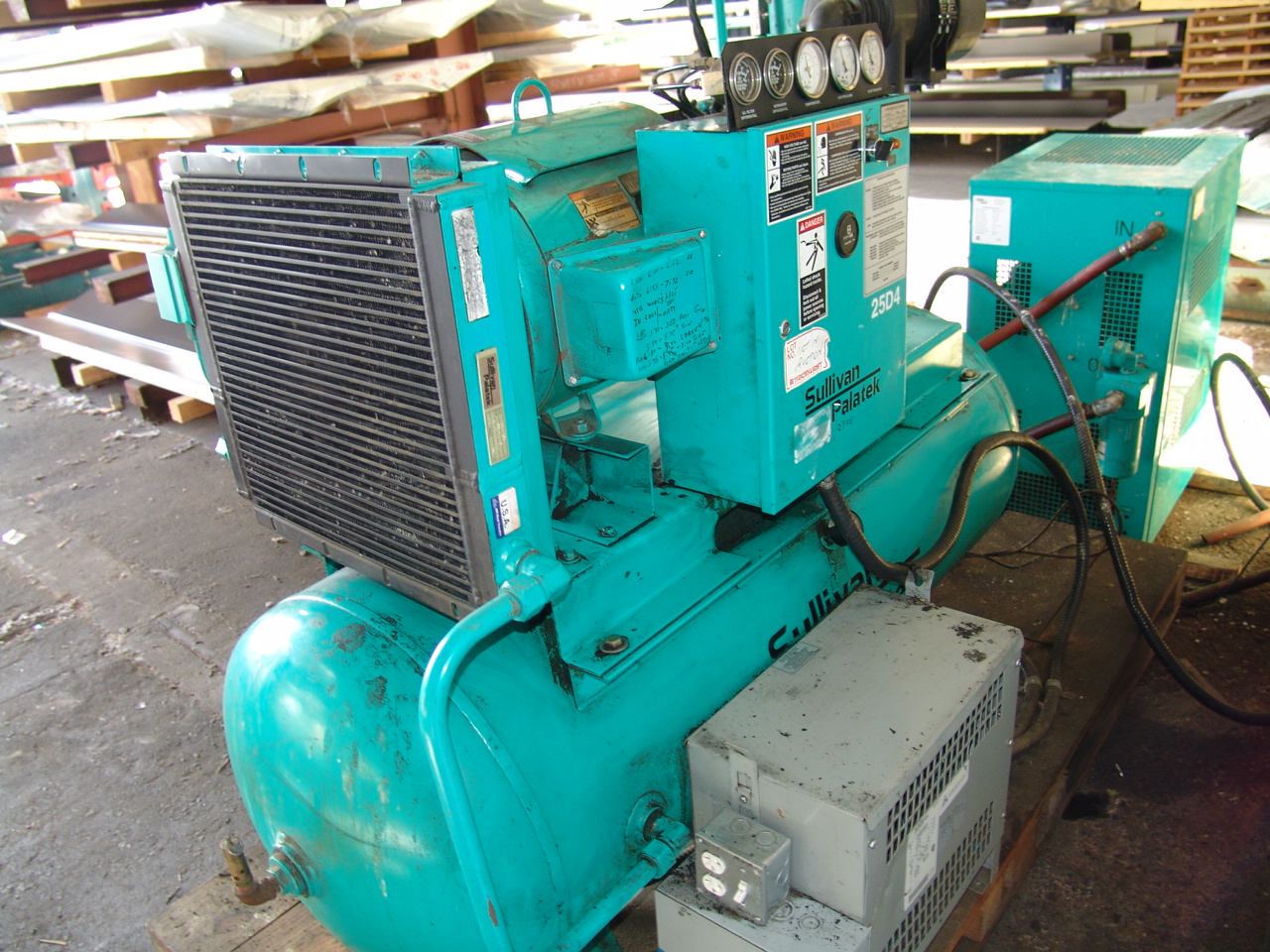 SULLIVAN PALATEK 25HP COMPRESSOR, MODEL 25D4