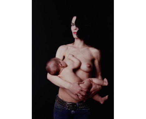 Ruud van der Peijl(The Hague 1960- 2021 Amsterdam), Black Madonna/ Nicky Boulton-Hooft and Lauren Hooft, 2004, C-print on syn
