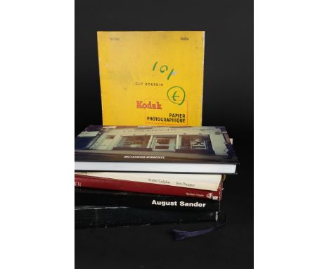 Collection of books including August Sander, 'In der Photographie gibt es keine ungeklarten Schatten!' 1994.