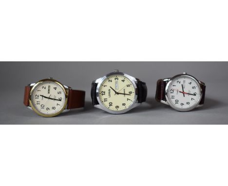 Two Timex and One Lorus Wrist Watches, Working Order 