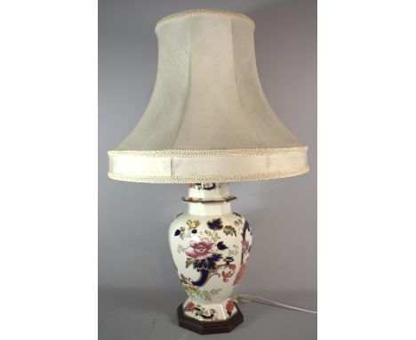 A Masons Mandalay Vase Shaped Table Lamp with Shade 