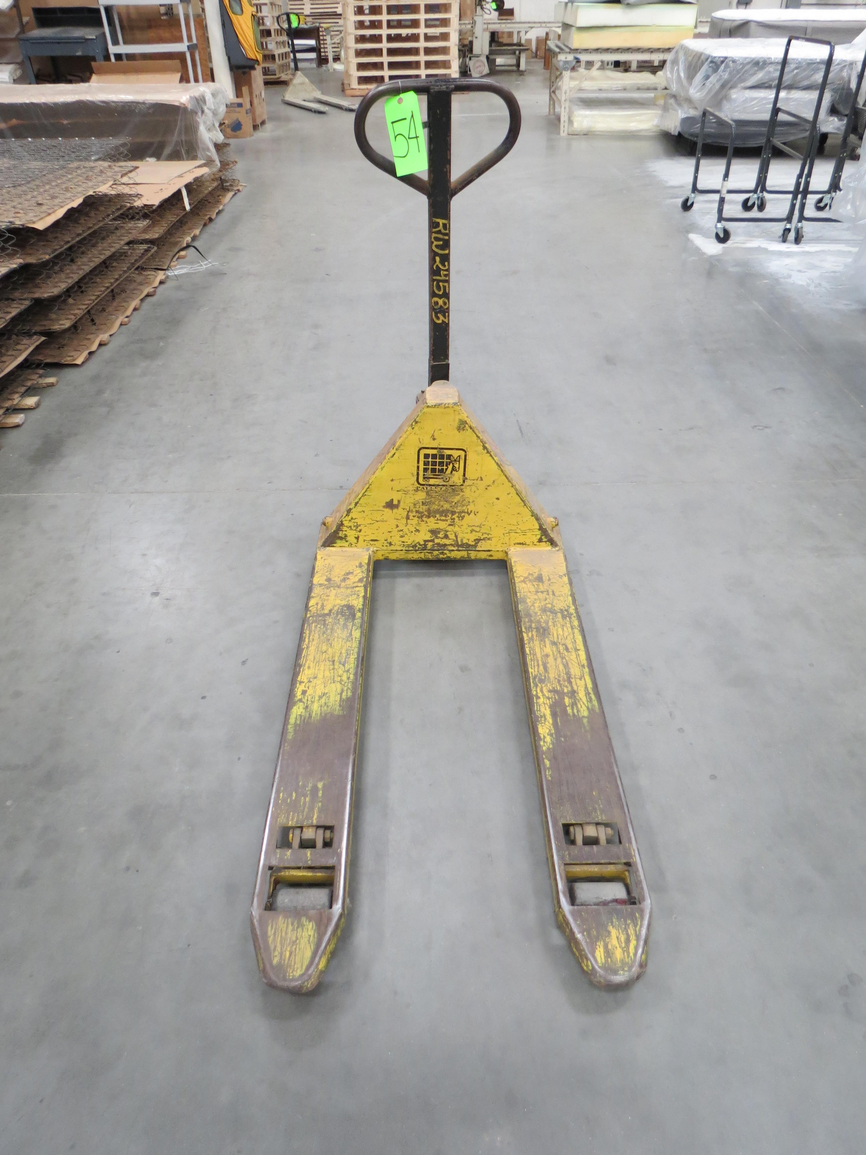 Wesley Pallet Mule 5K Capacity Pallet Jack 4' Forks