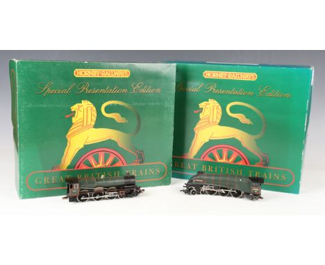Two Hornby Railways gauge OO train packs, comprising R.2084 King Charles II and R.2032 The Midlothian, both boxed with instru