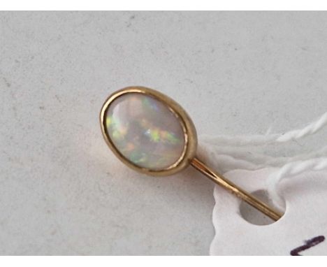 A opal stick pin 9ct