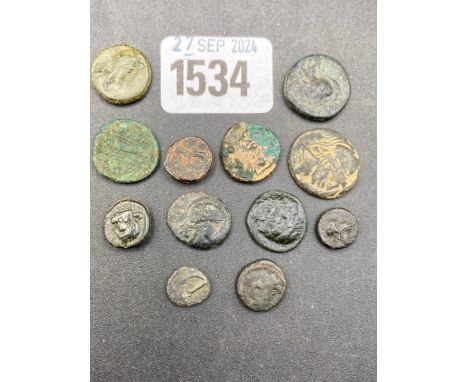 Roman Bronze coins (12)