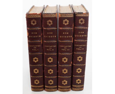 This is a smaller version of Don Quixote translated by Smollett, and it was printed in 1796. The title is The History And Adv
