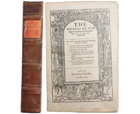 This is the second Speght edition of Chaucer’s famous work published in 1602. Chaucer was the first great English poet (1342 