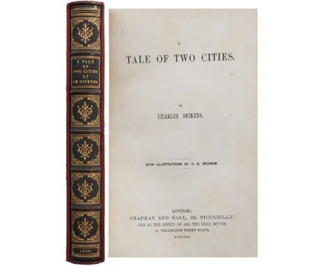 A Tale Of Two Cities, By Charles Dickens, With Illustrations By H. K. Browne, London: Chapman And Hall, 193, Piccadilly; And 