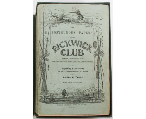 The Pickwick Papers was Charles Dickens’ first novel. The full title was “The Posthumous Papers of the Pickwick Club, and it 