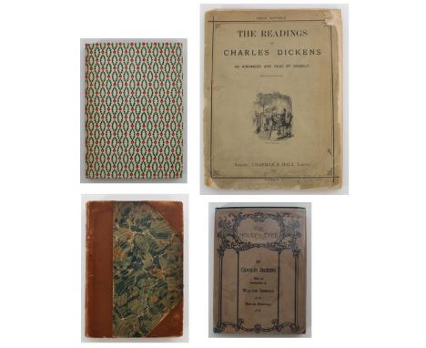 This is one lot with four books by Charles Dickens all related to Christmas. a) A Christmas Carol, Charles Dickens, New York 