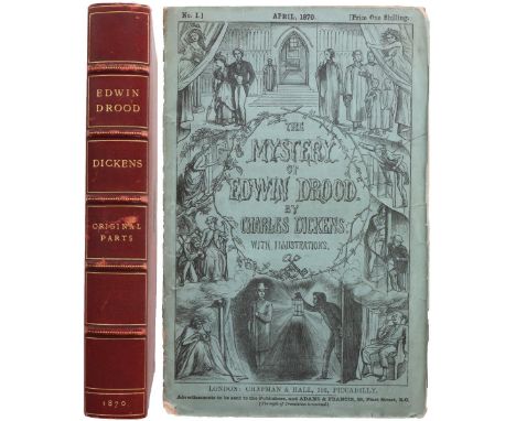 The Mystery Of Edwin Drood, By Charles Dickens, With Illustrations. London: Chapman &amp; Hall, 193, Piccadilly, Advertisemen