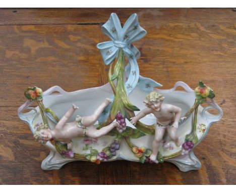 CONTINENTAL CHERUB CERAMIC POSY BOWL 